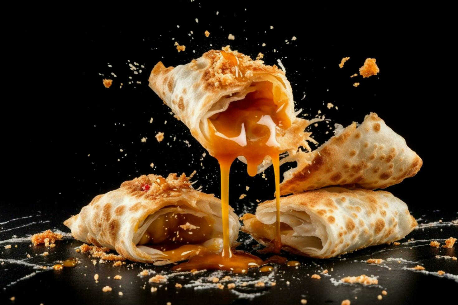 un rápido obturador velocidad comida fotografía crear un dina foto