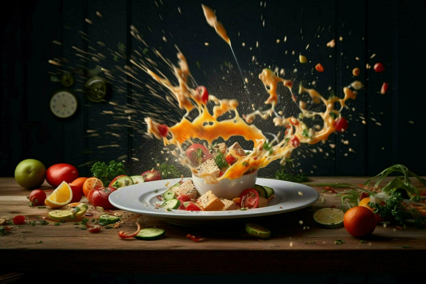 a fast shutter speed food photography create a dyna photo