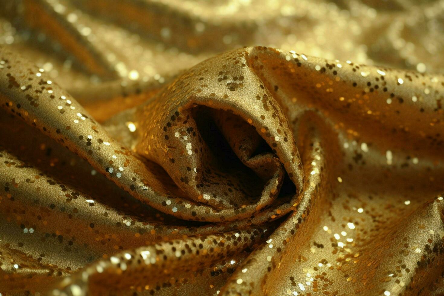 a gold cloth with gold glitter on it photo