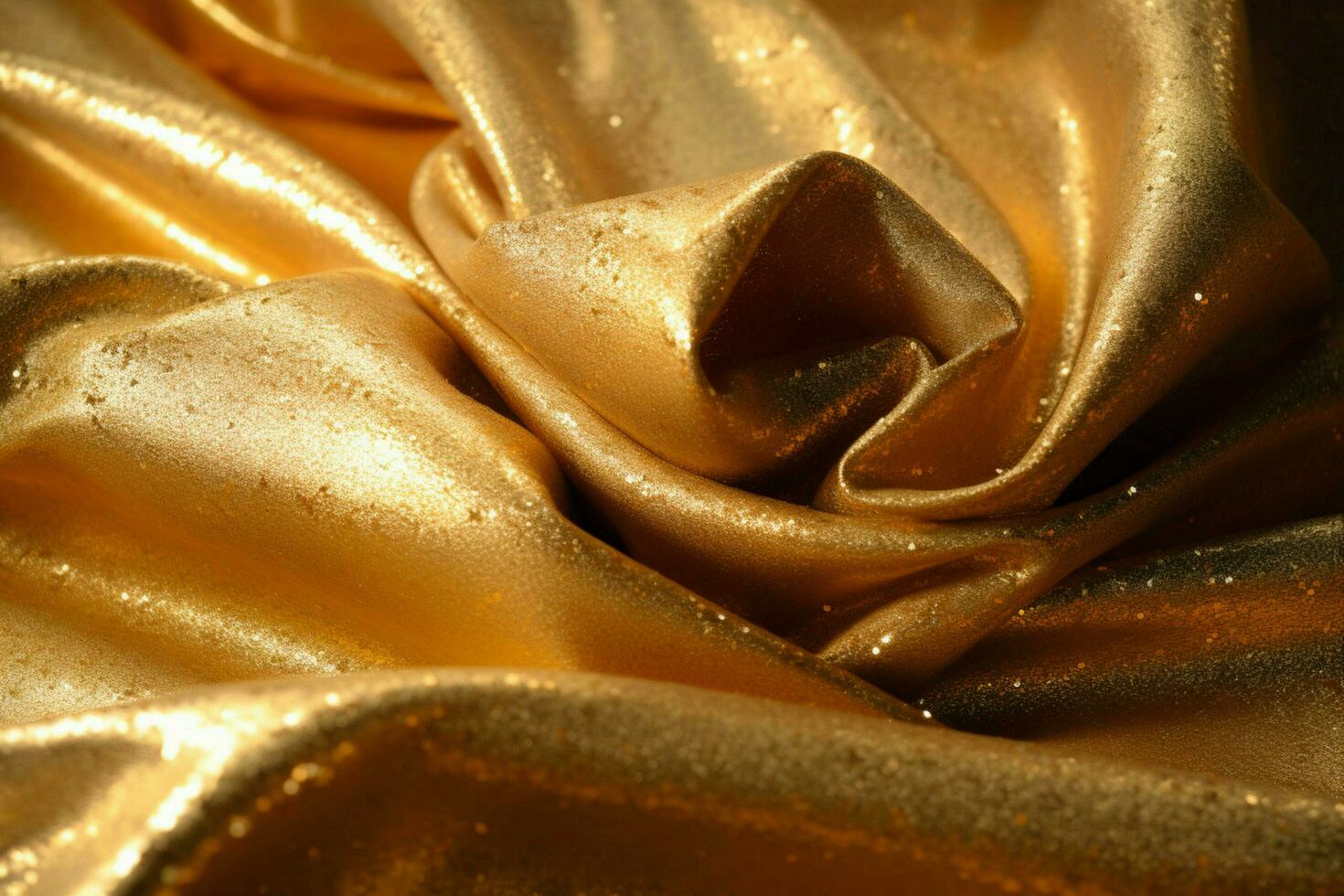 a gold cloth with gold glitter on it photo