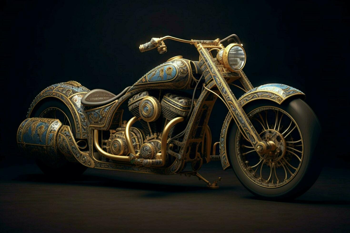 a motorcycle with the word maker on it photo