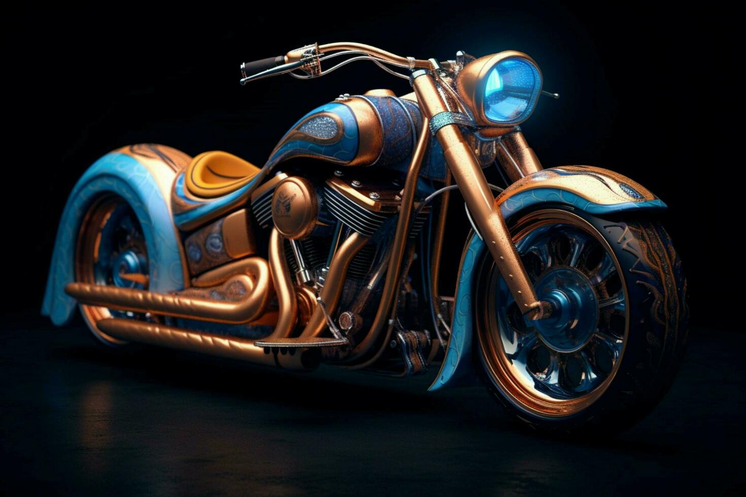 a motorcycle with the word maker on it photo