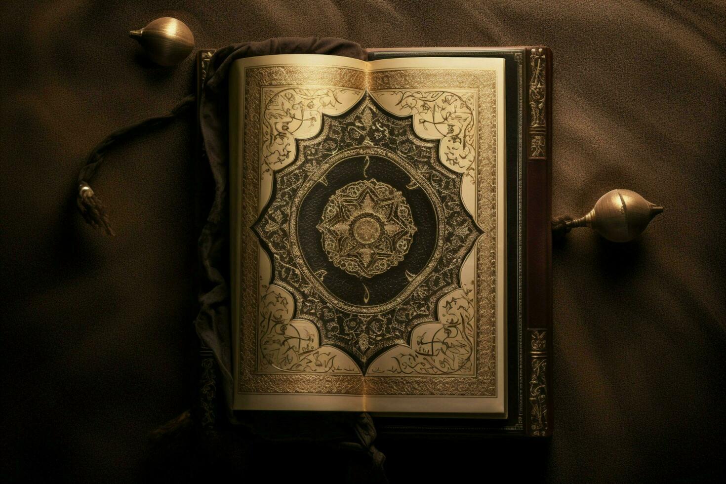 a picture frame with the words quran on it photo