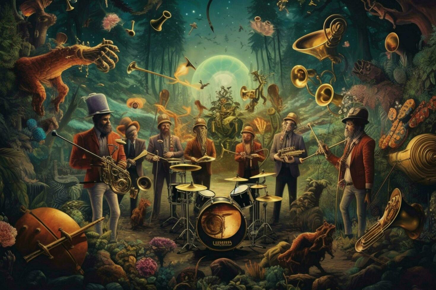 a poster for a band called the bands album photo