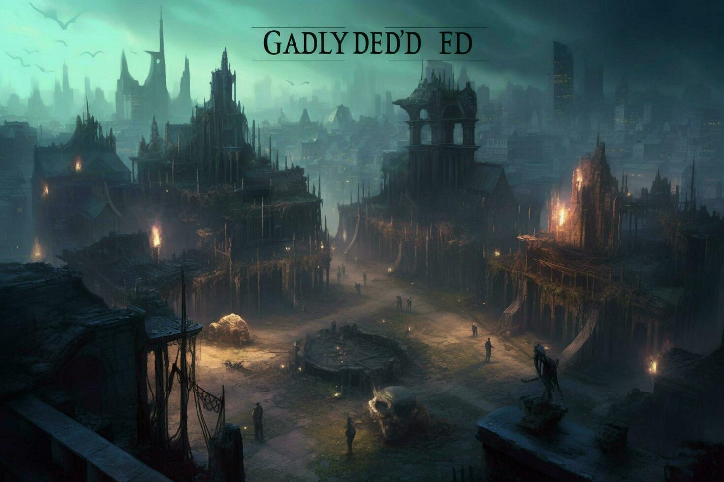 un póster para un juego llamado el ciudad de el muerto foto