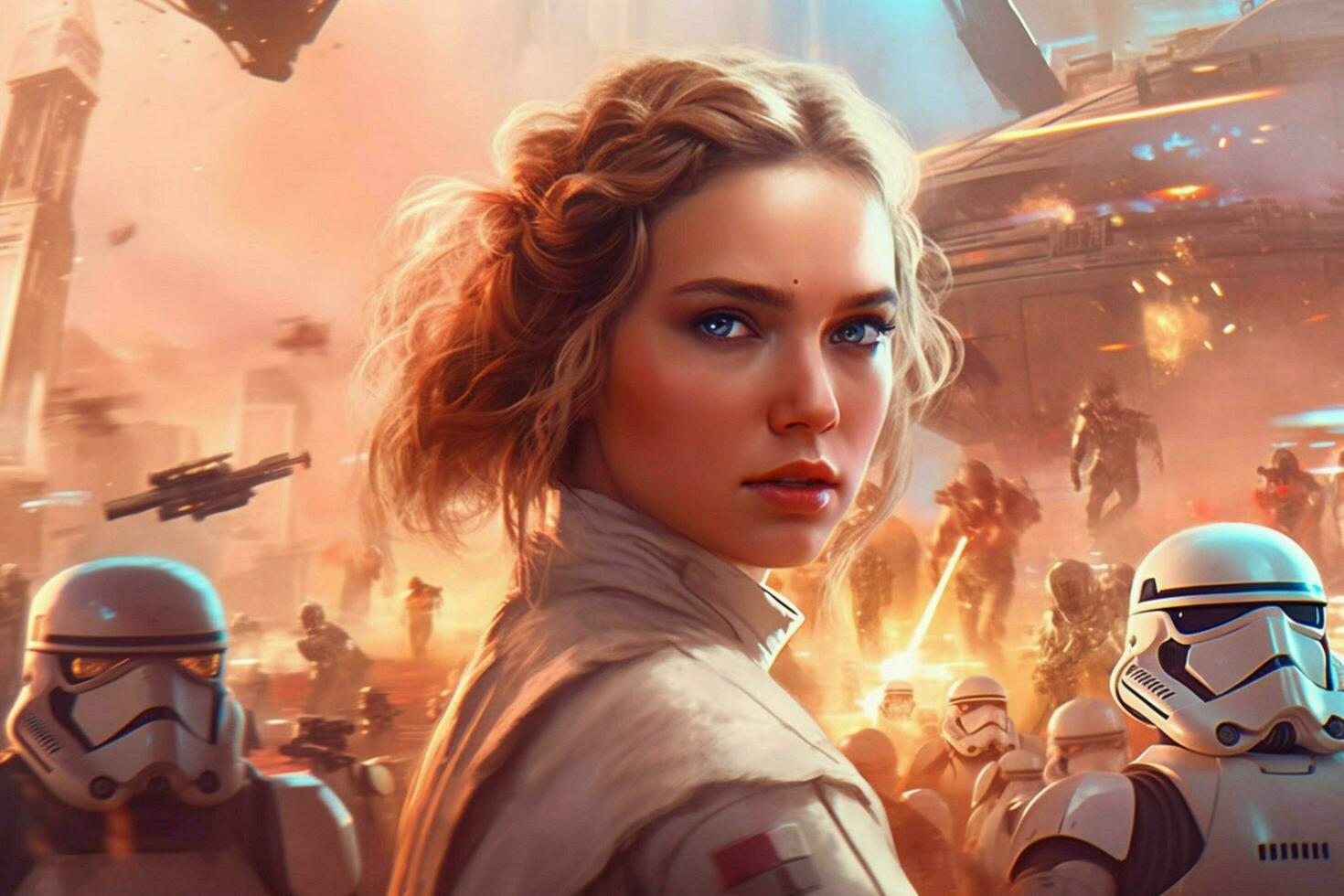 a poster for a video game calledstar wars photo