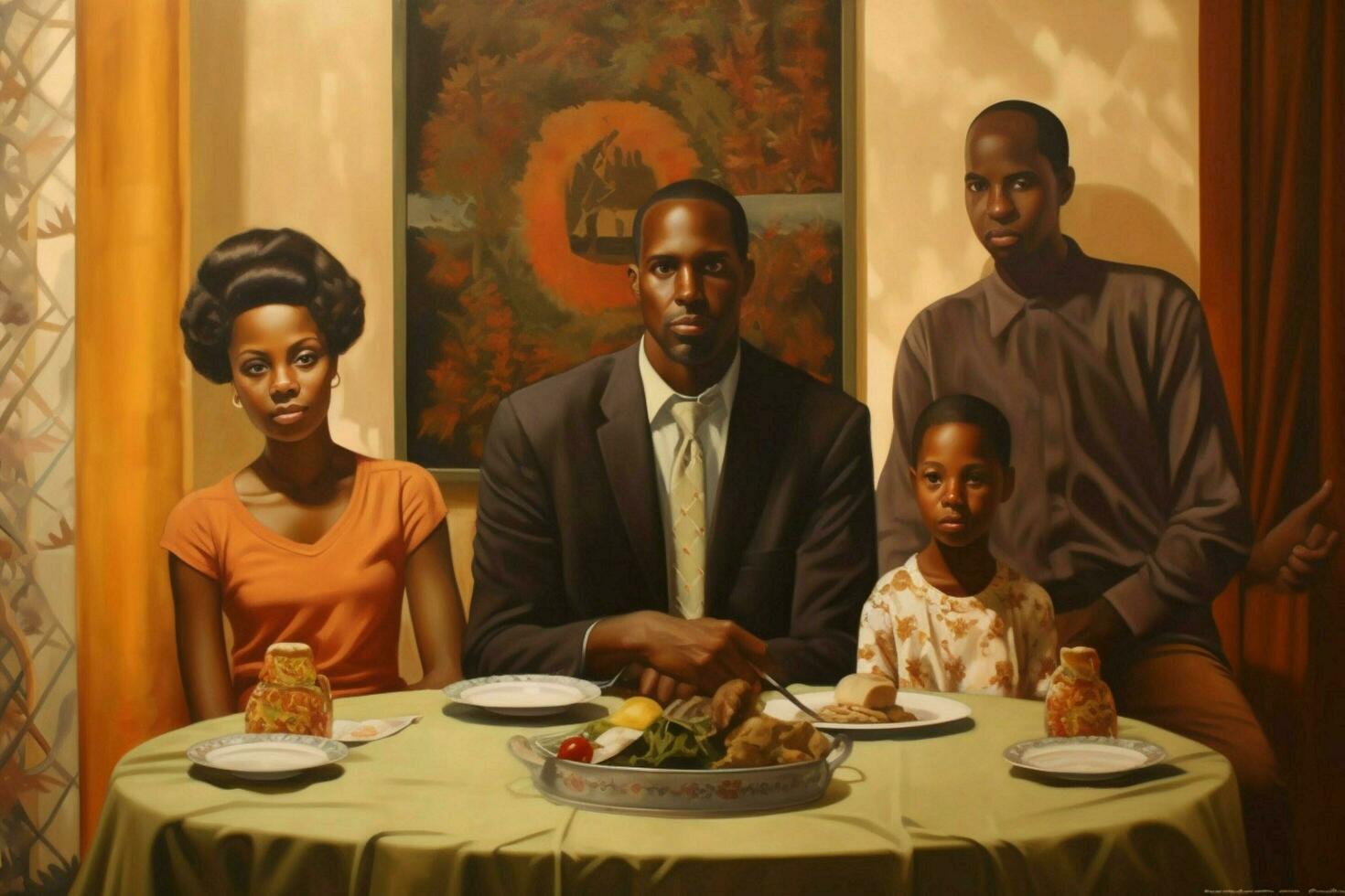 african american family photo