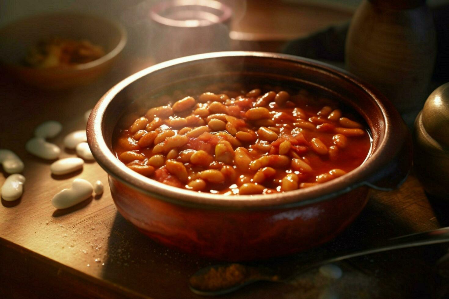 baked beans image hd photo