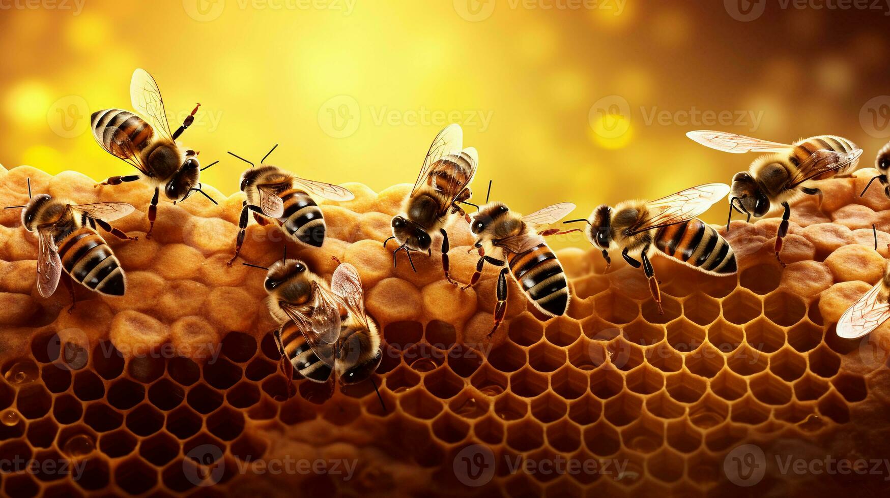 An image illustrating the process of honey extraction by beekeepers