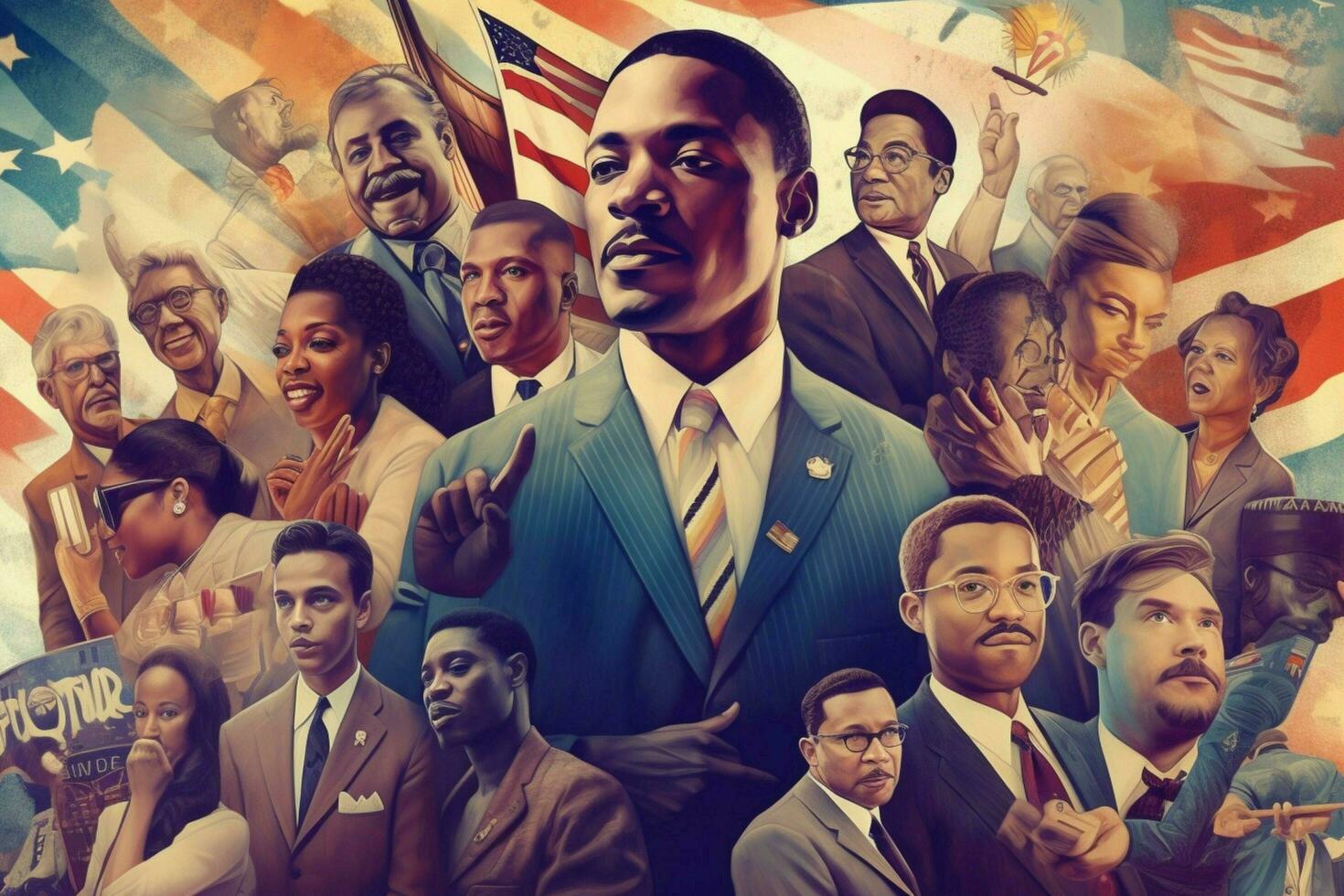 black history month poster photo