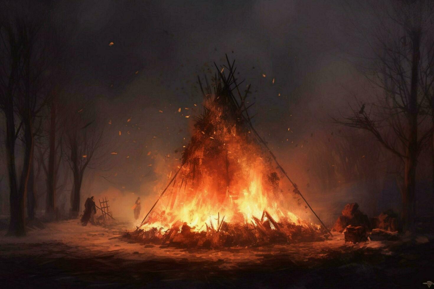 bonfire image hd photo