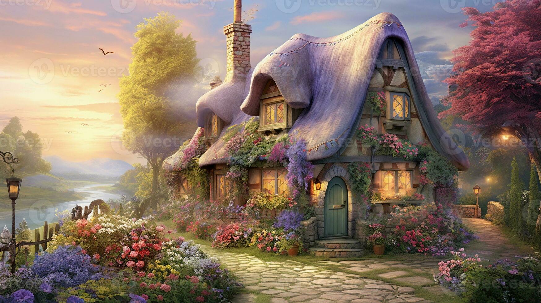 Cottage Background Stock Photos, Images and Backgrounds for Free ...
