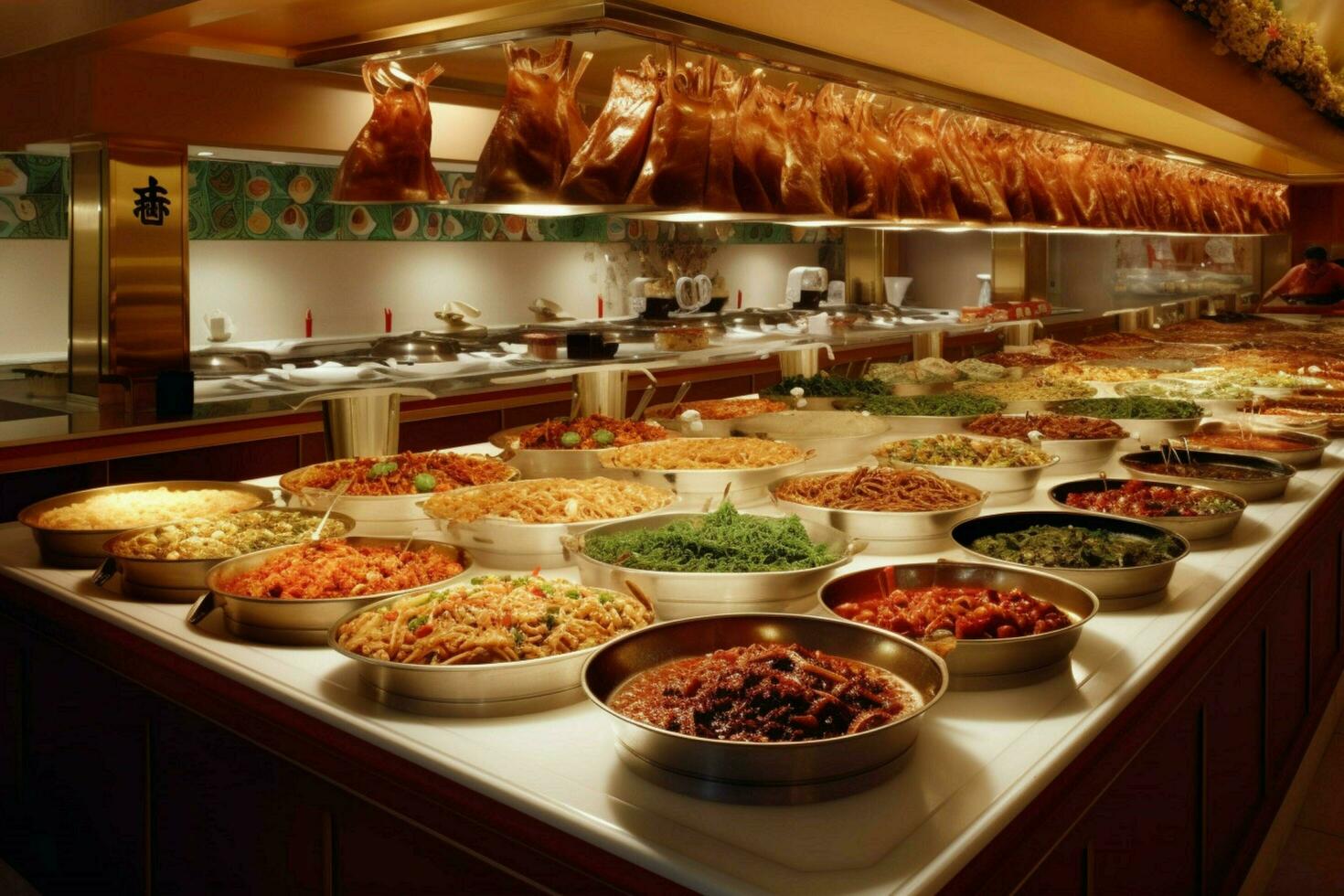 chinese food chinese buffet 30634282 Stock Photo at Vecteezy