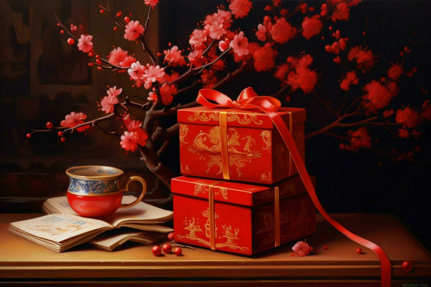 chinese new year gift photo