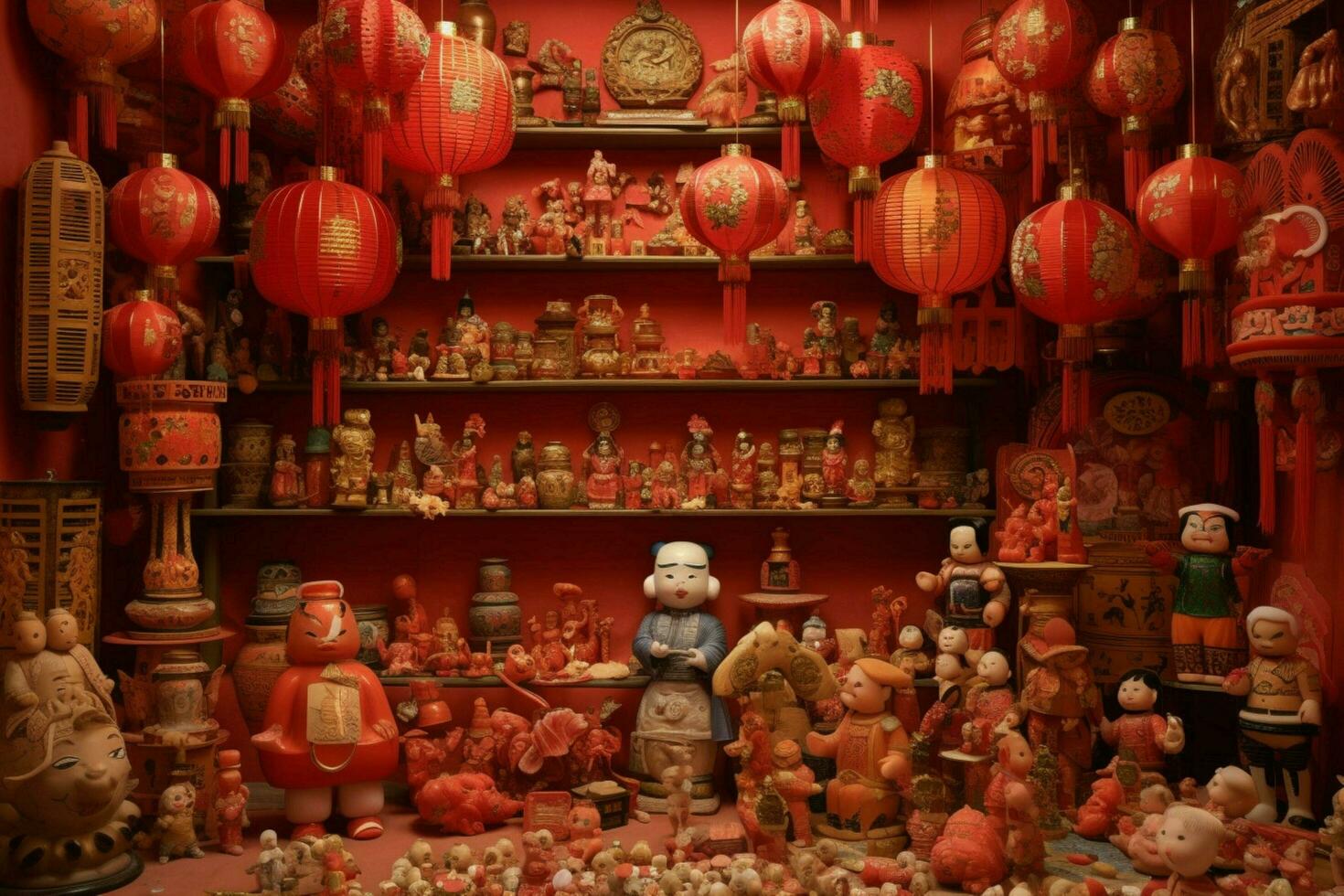 chinese new year decorations photo