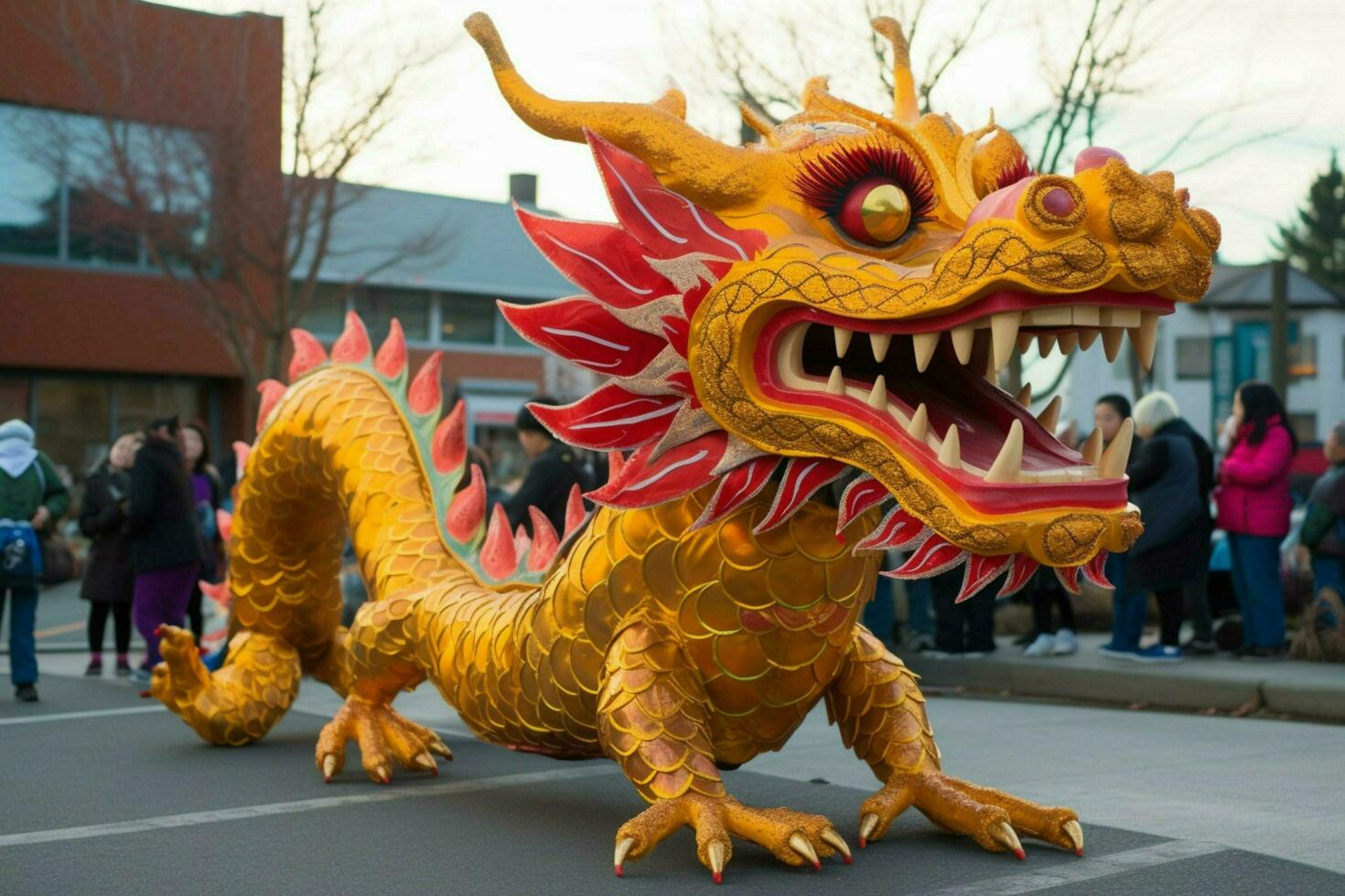 chinese new year dragon photo