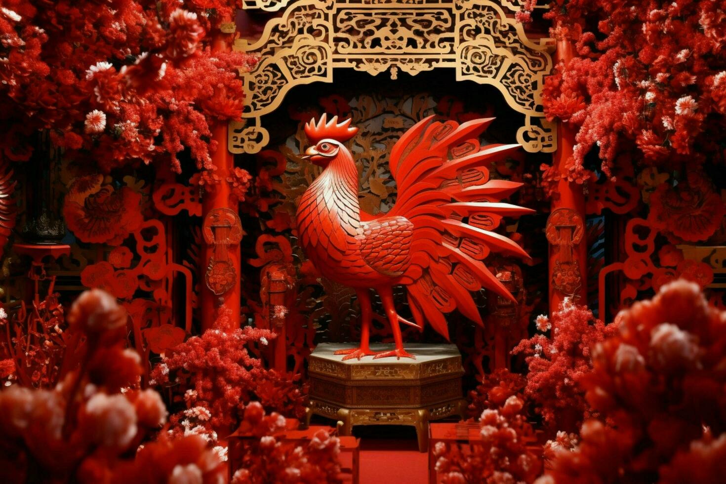 chinese new year decorations photo