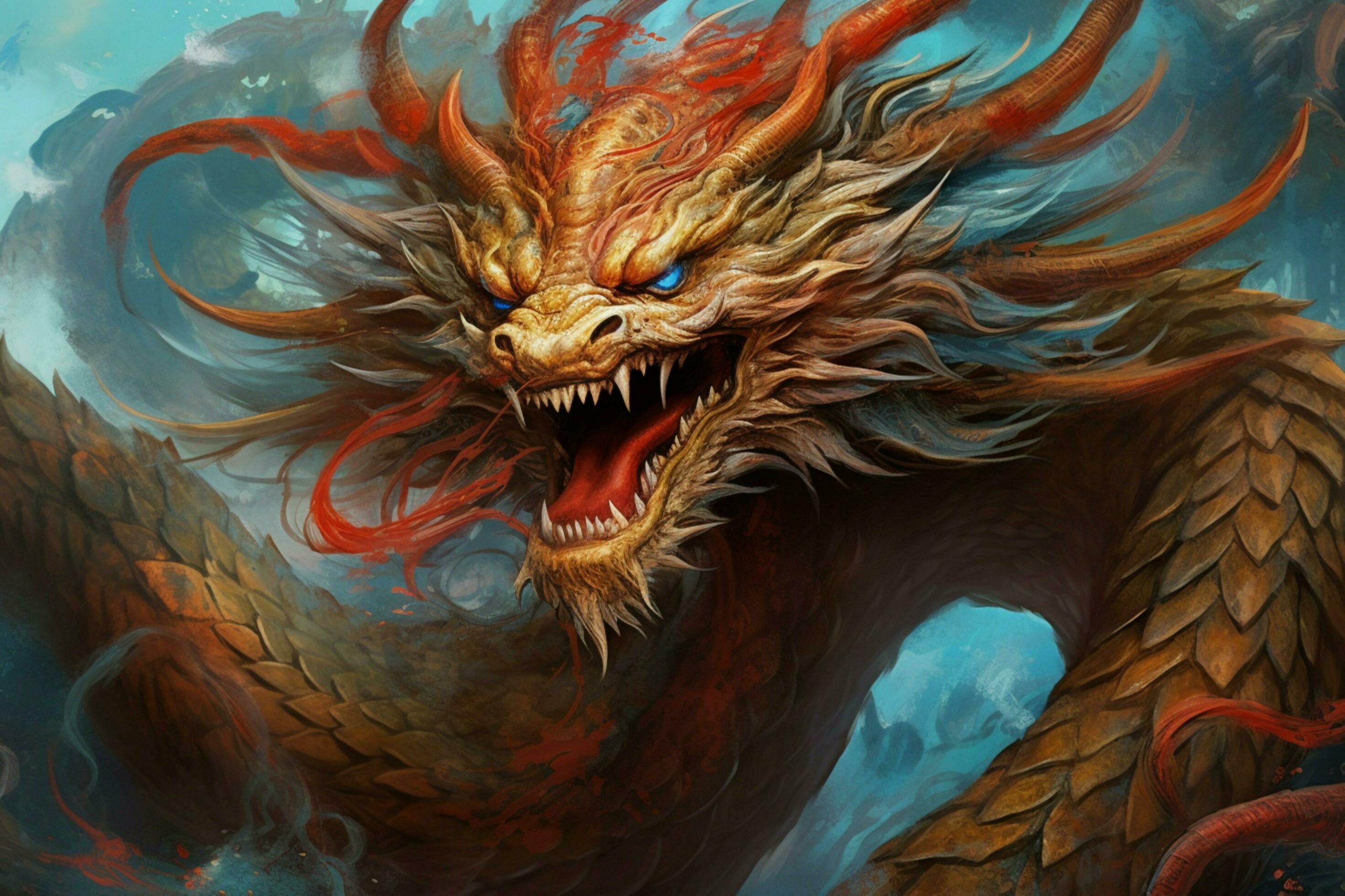 chinese dragon image hd 30634411 Stock Photo at Vecteezy