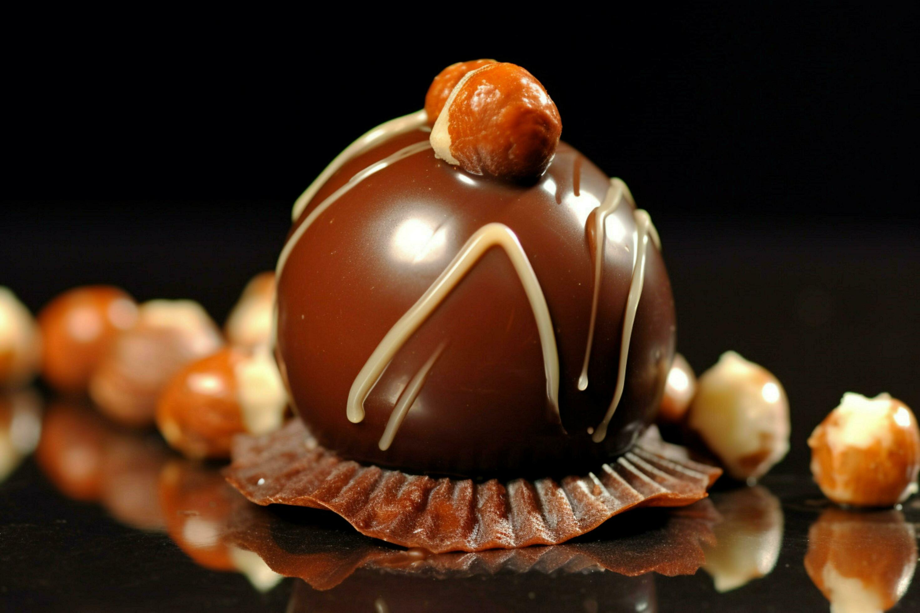 chocolate hazelnut image hd 30634557 Stock Photo at Vecteezy
