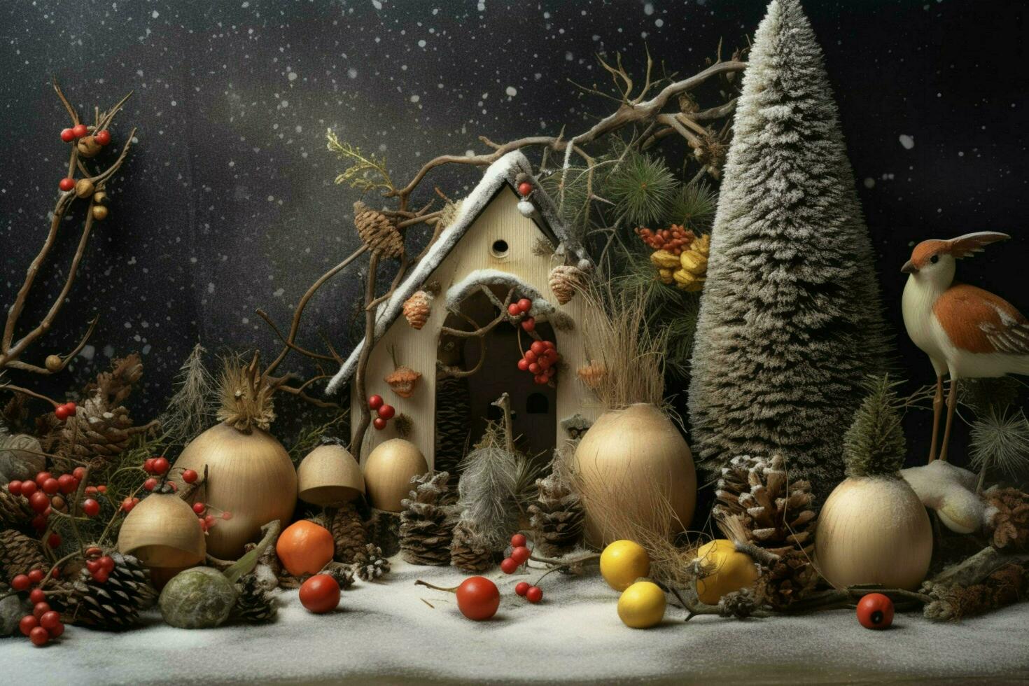christmas composition image hd photo