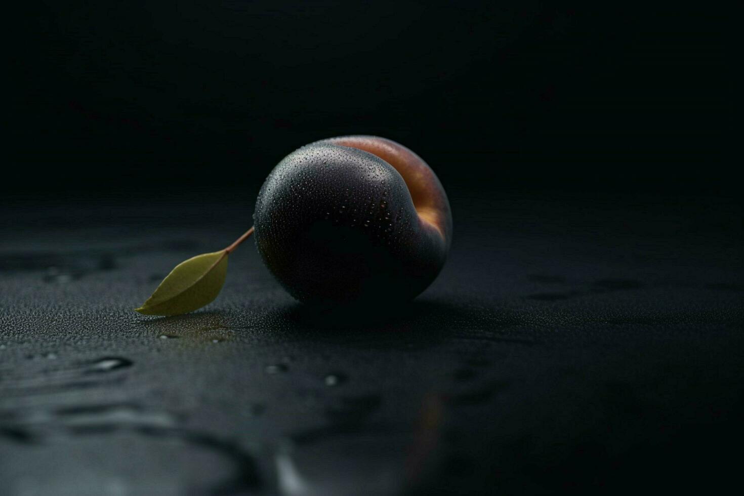 close - up dark minimalist background realistic an photo