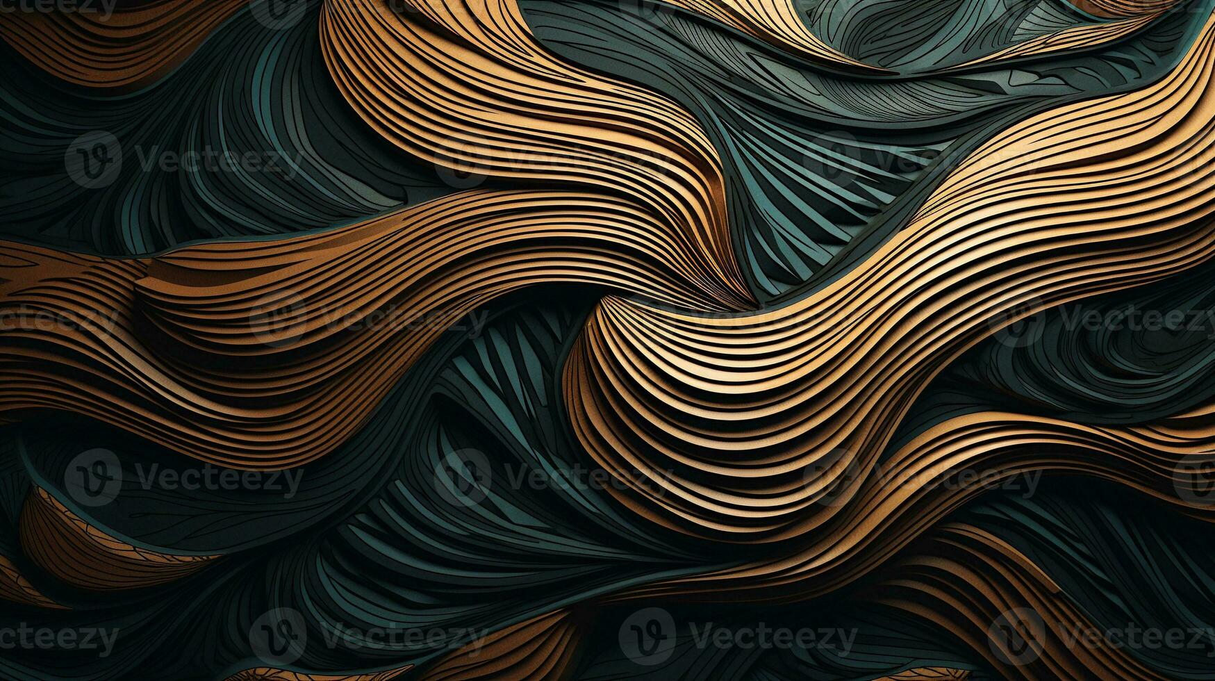 abstract Woodcut pattern, space for text, background image, generative AI photo