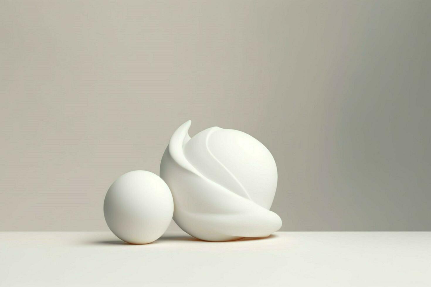close - up white minimalist background realistic a photo