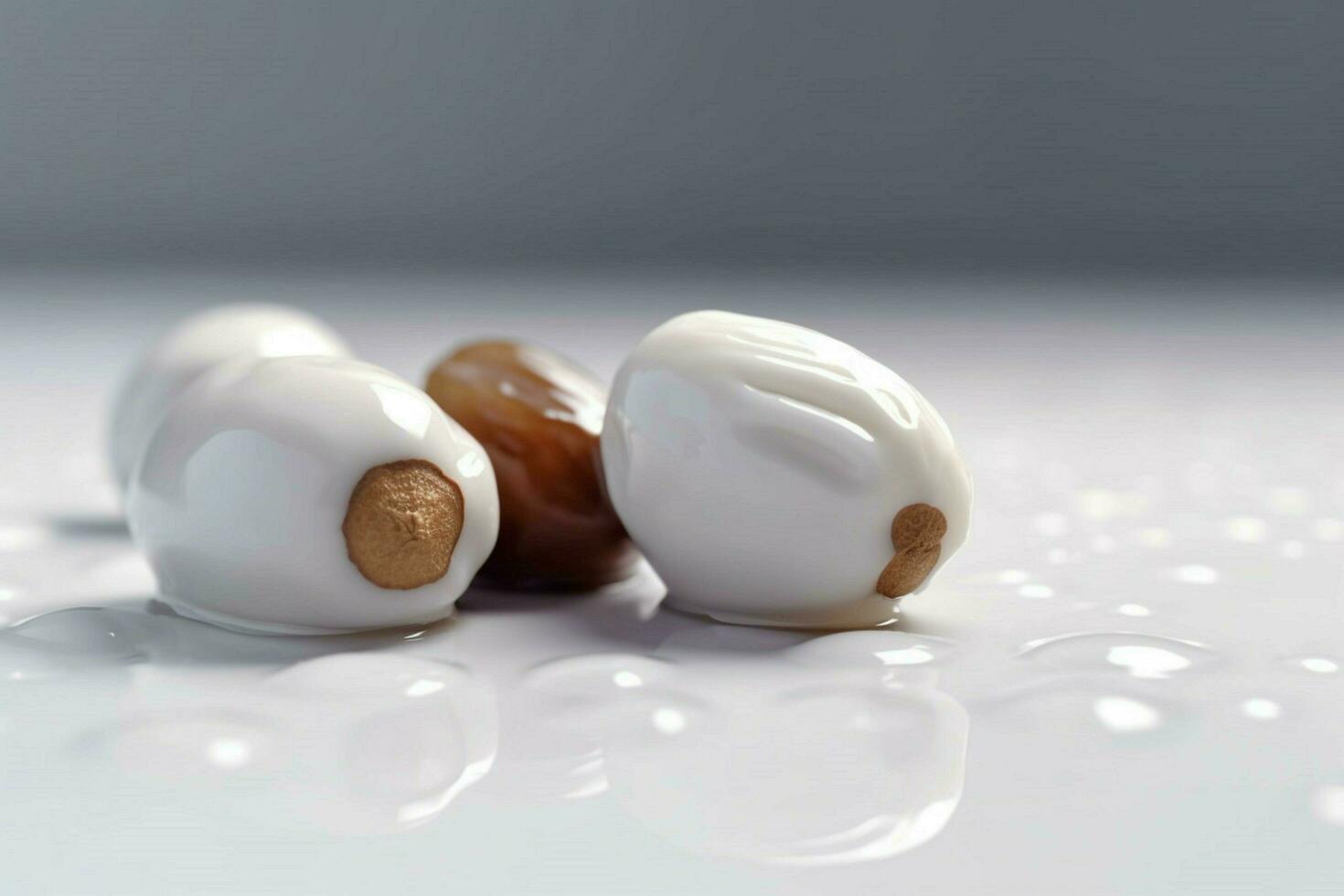 close - up white minimalist background realistic a photo