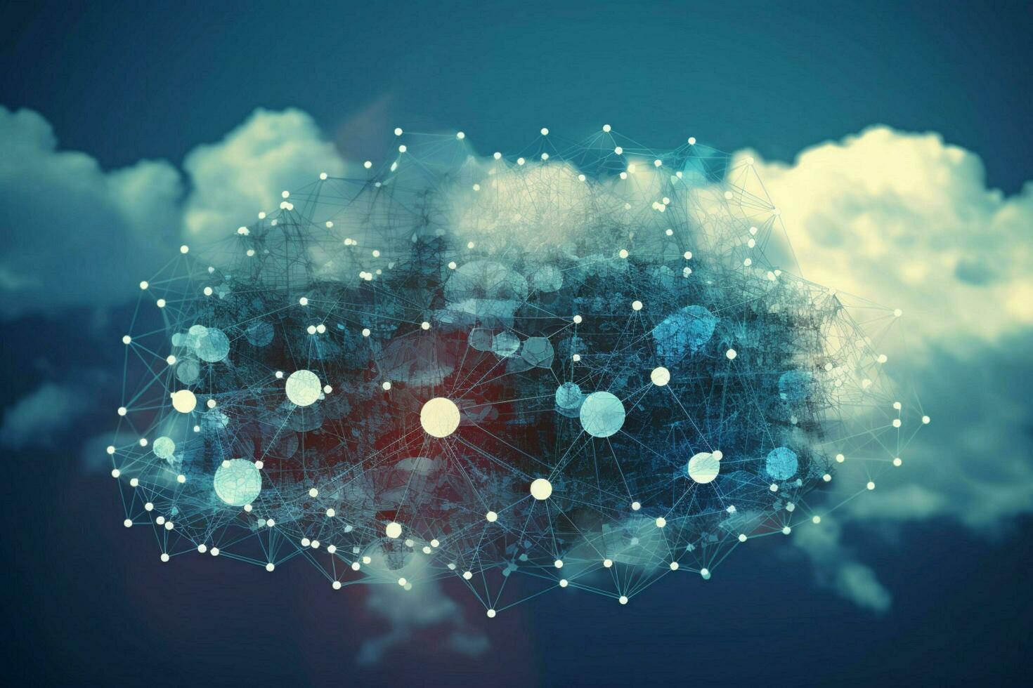 cloud networks concept photo