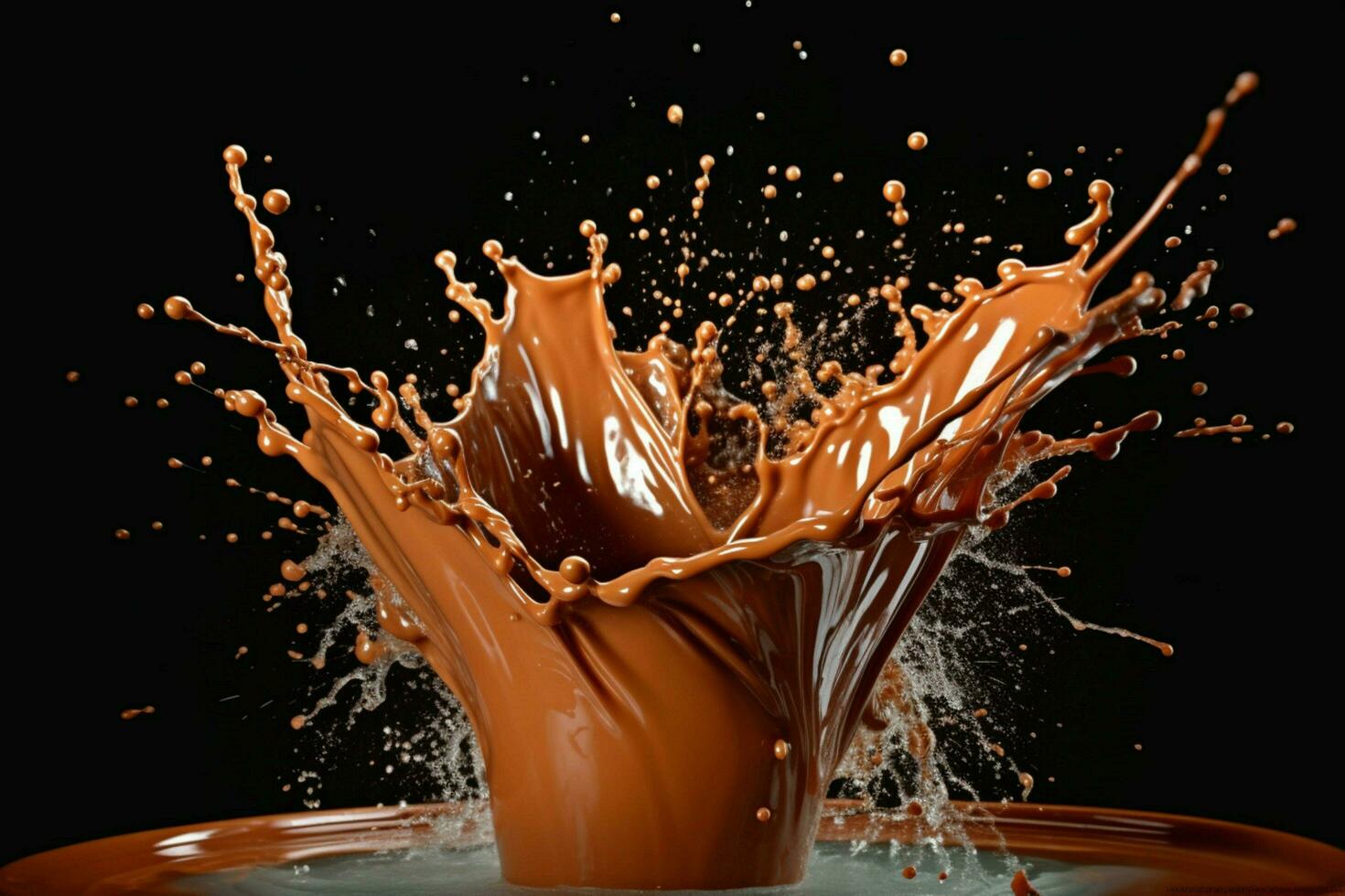 cocoa chocolate splash photo