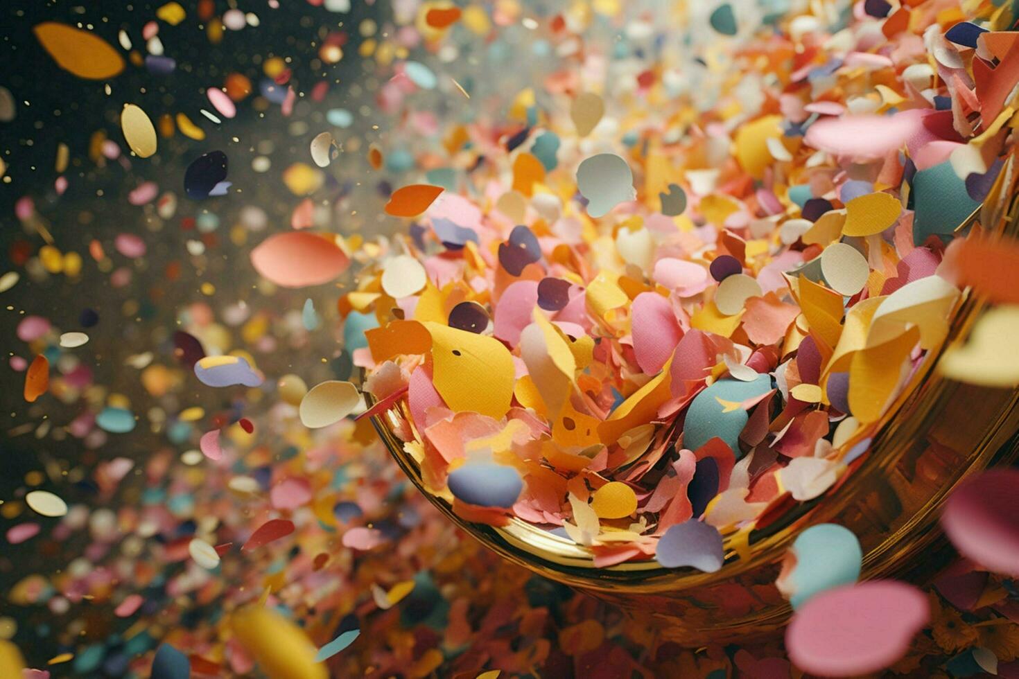 confetti image hd photo