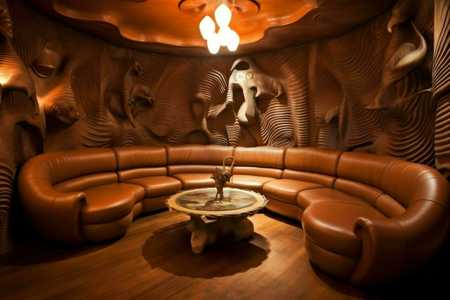 comfortable pours leather room photo