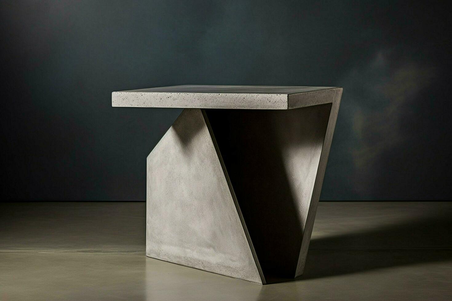 concrete podium table photo