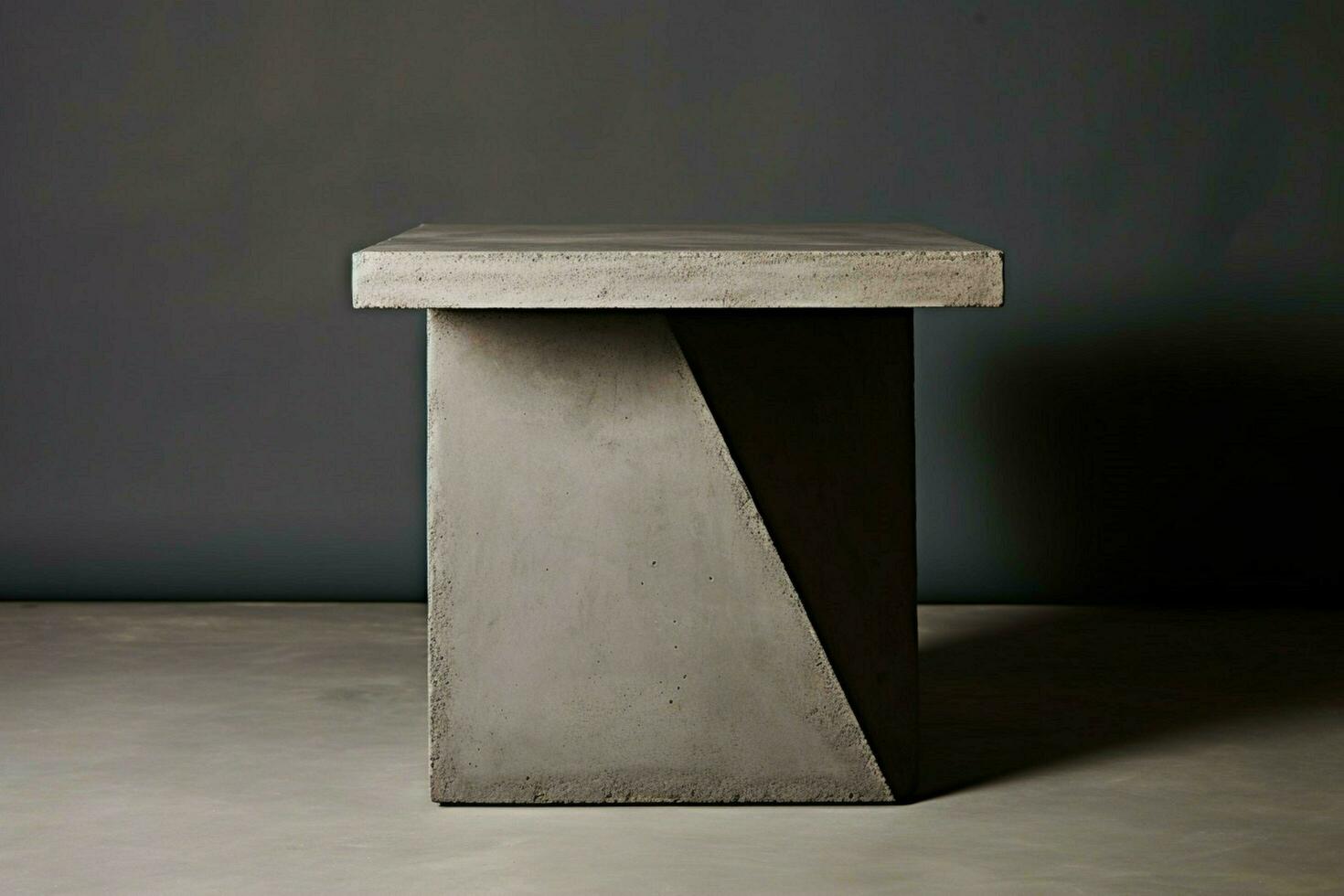 concrete podium table photo