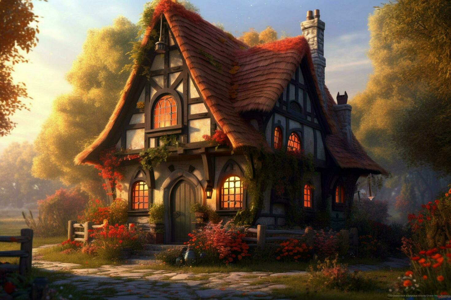 cozy little cottage photo