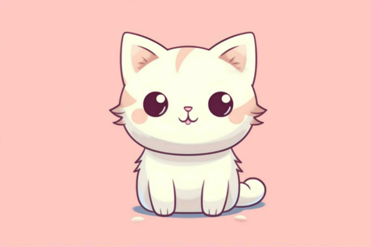 cute kawaii cat cartoon 30637363 Stock Photo at Vecteezy