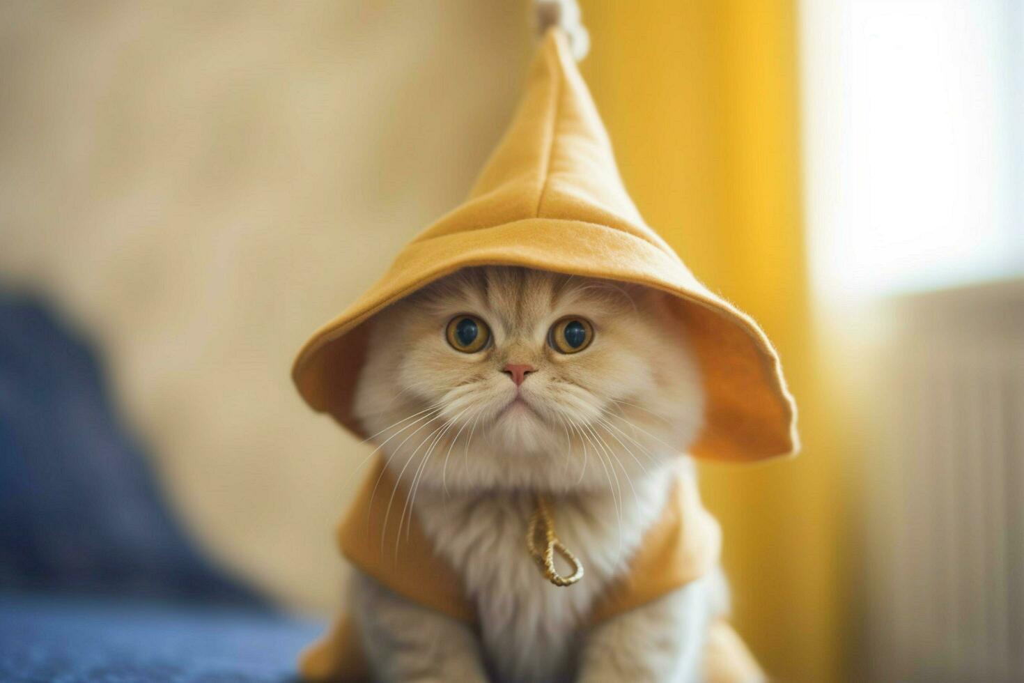 cute wizard cat photo