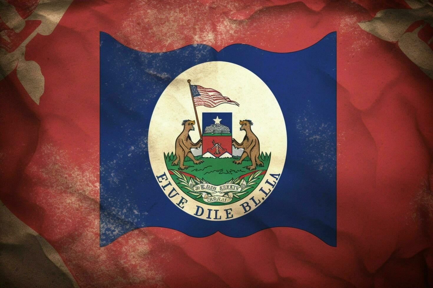 flag wallpaper of Belize photo