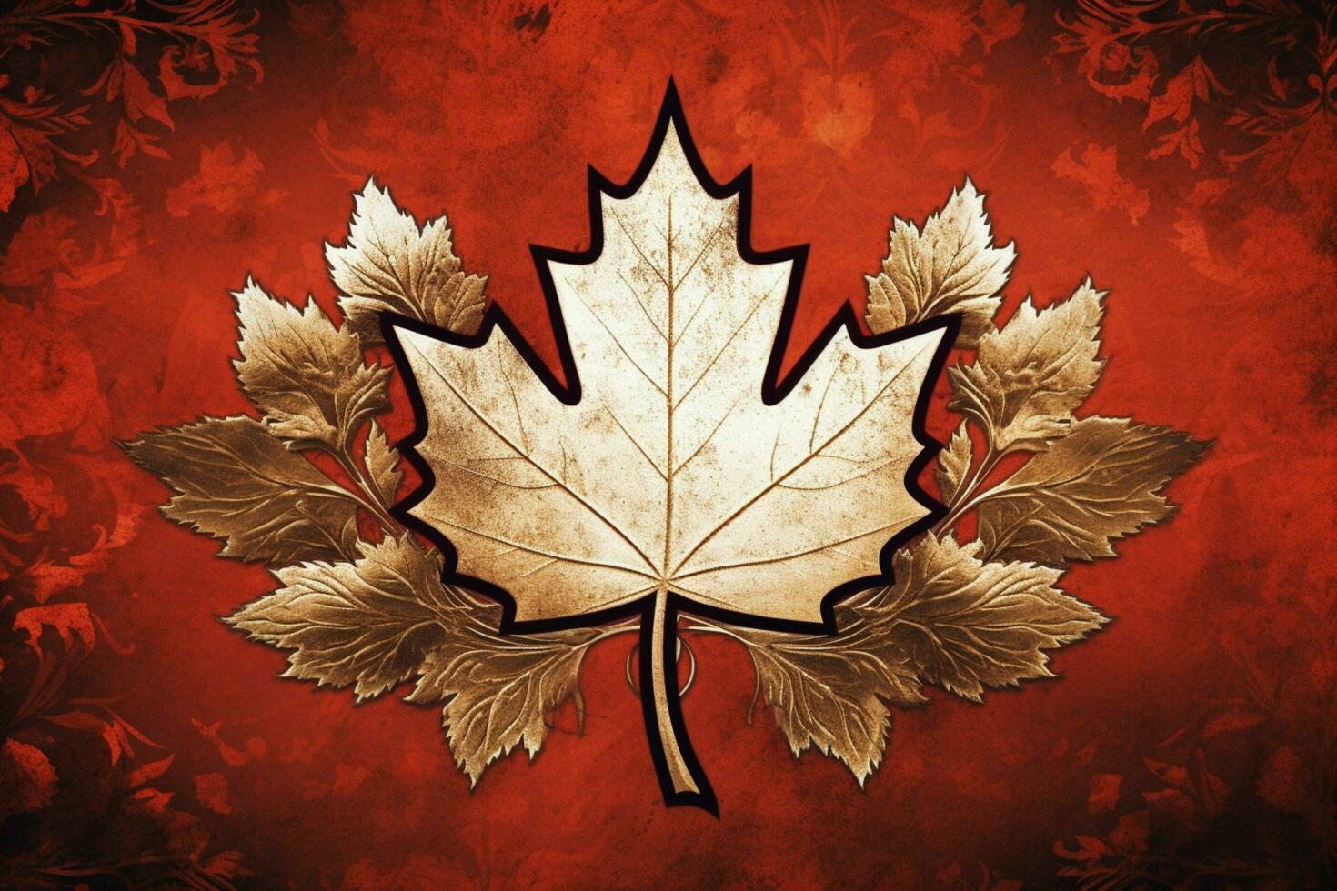 flag wallpaper of Canada photo