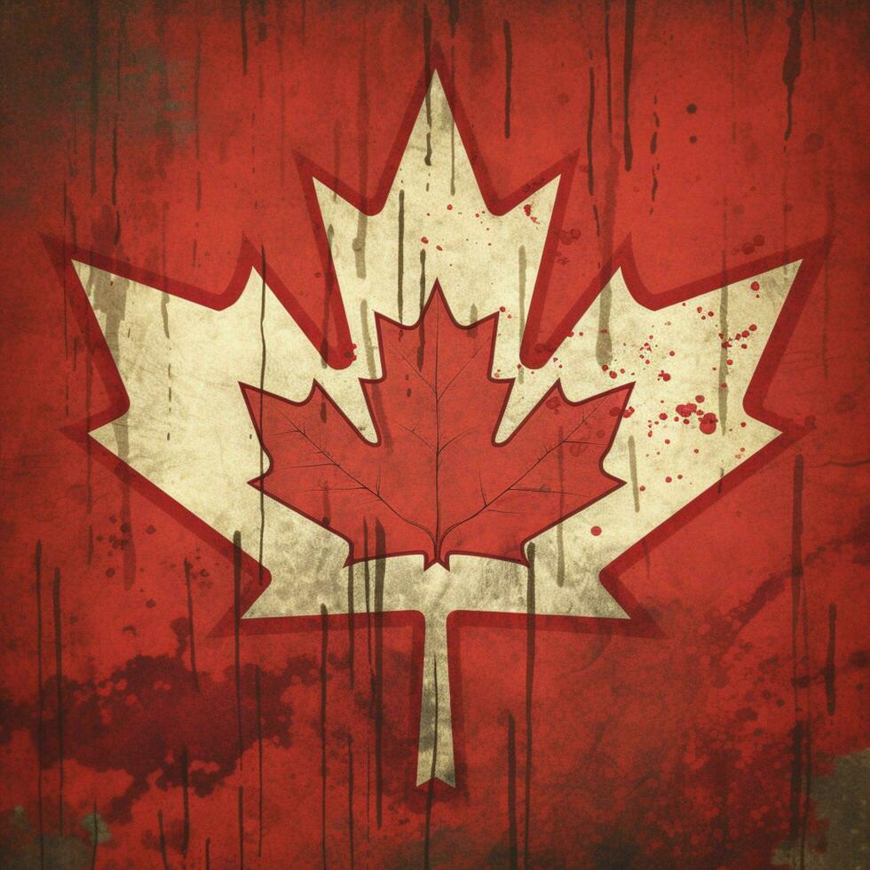 flag wallpaper of Canada photo