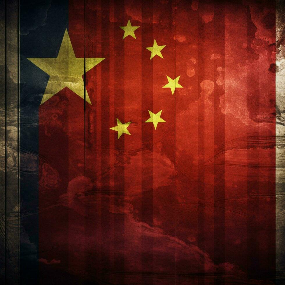 flag wallpaper of China photo