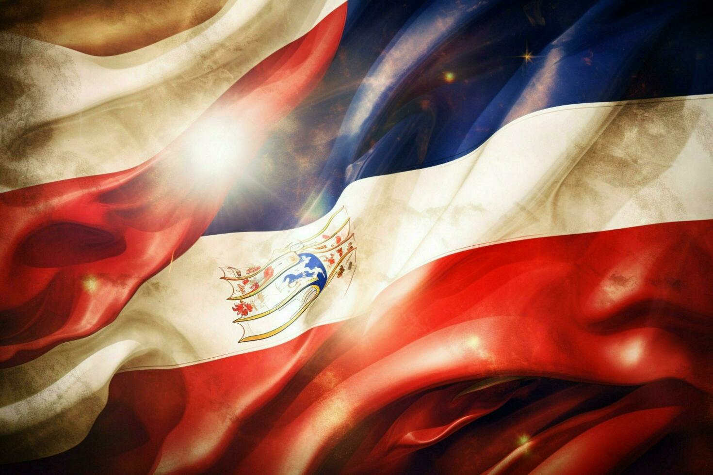 flag wallpaper of Costa Rica photo