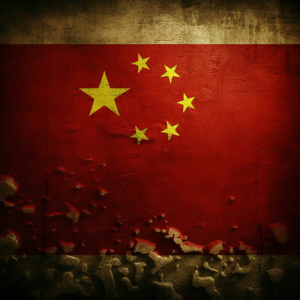 flag wallpaper of China photo