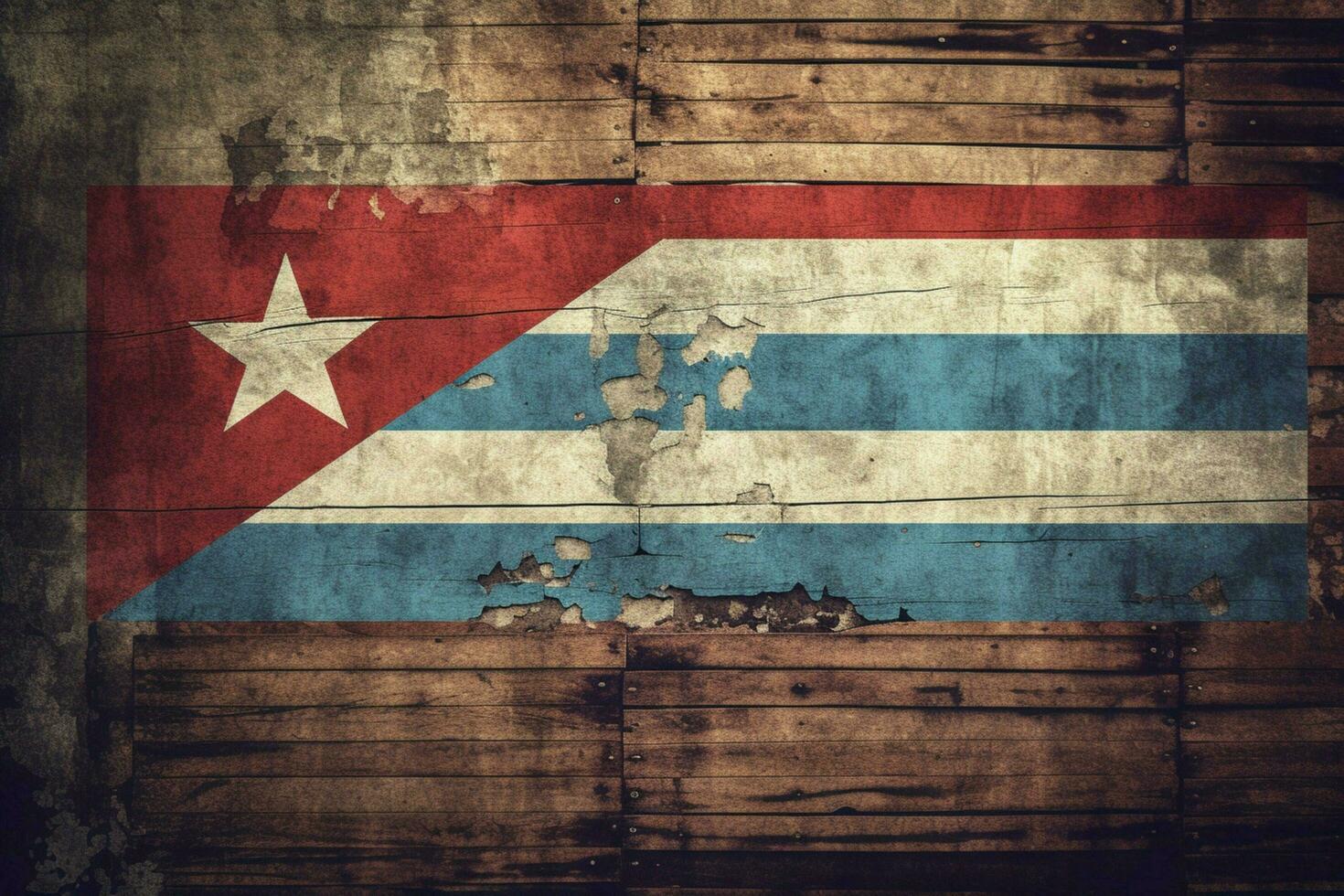 flag wallpaper of Cuba photo