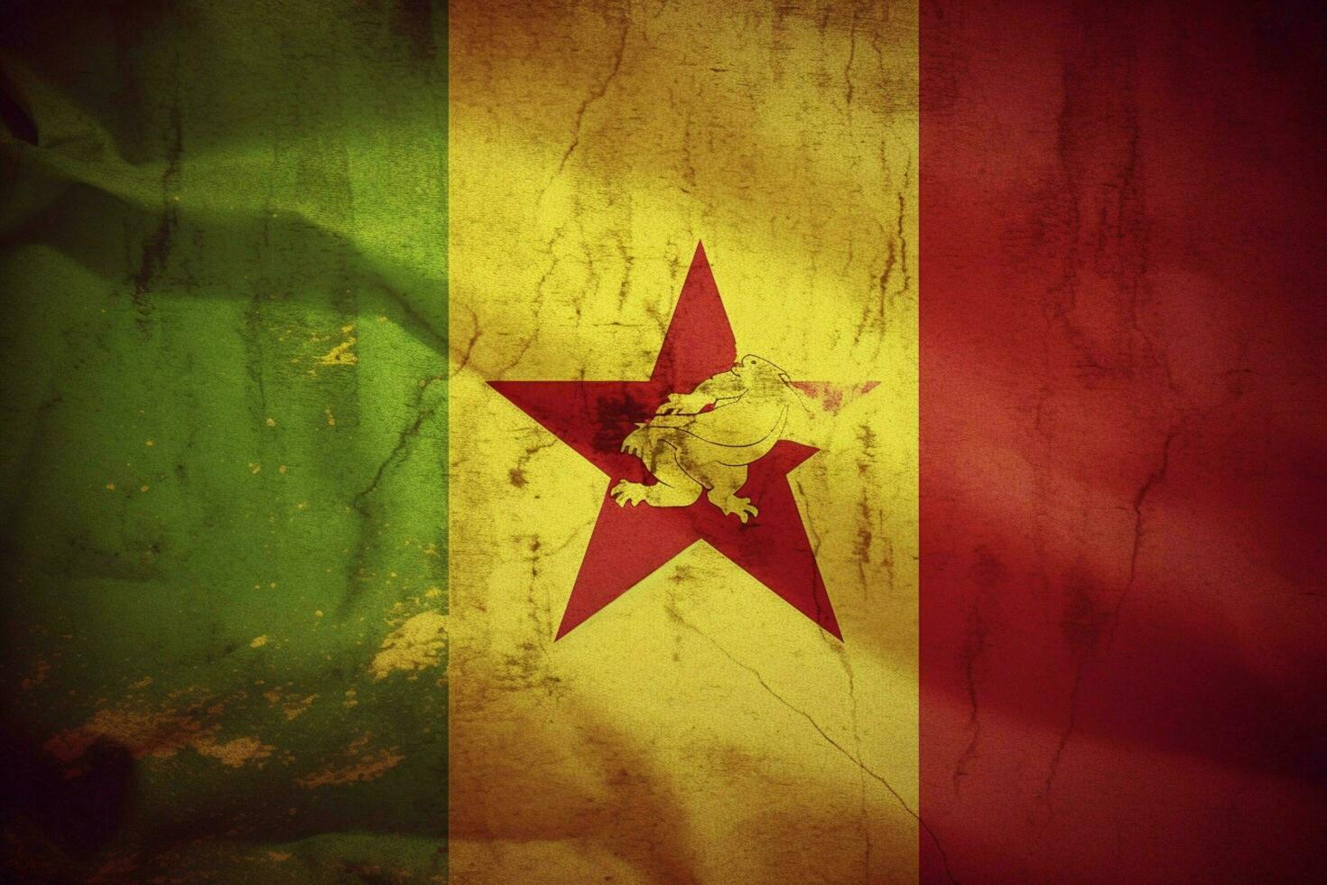 flag wallpaper of Guinea photo