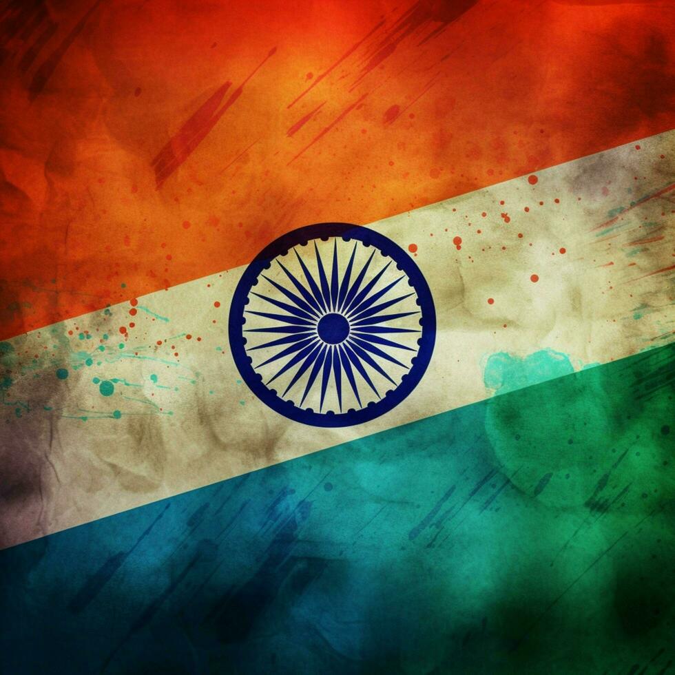 bandera fondo de pantalla de India foto