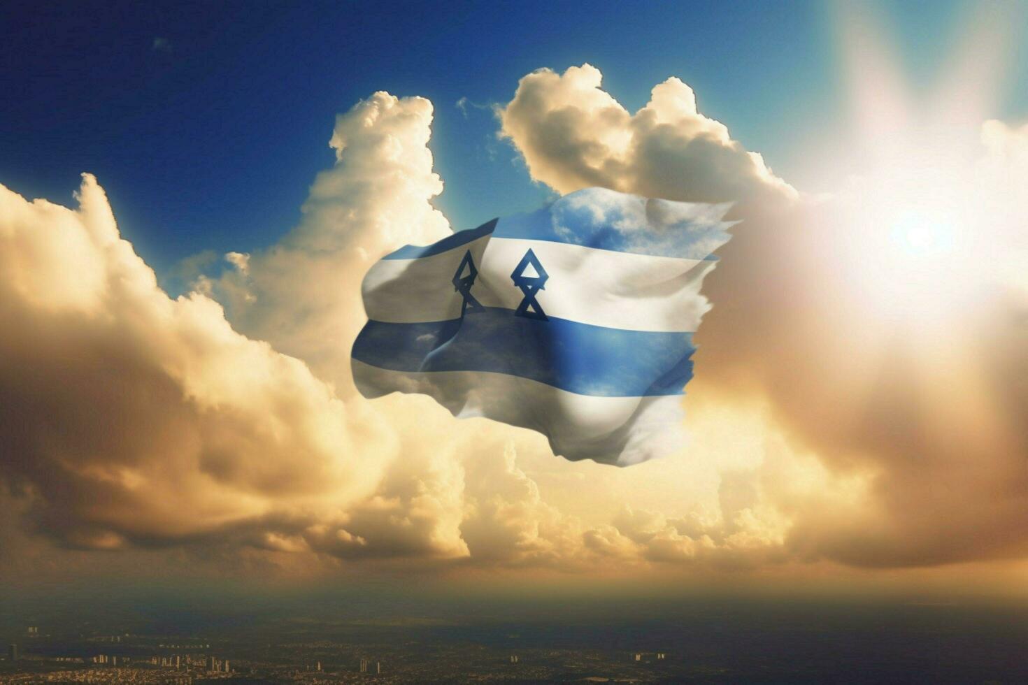 flag wallpaper of Israel photo
