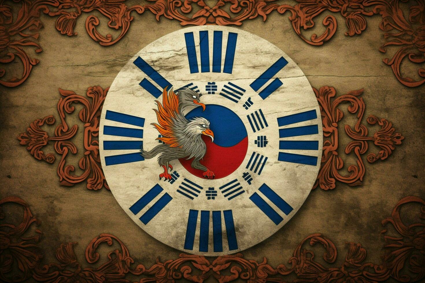 flag wallpaper of Korea photo