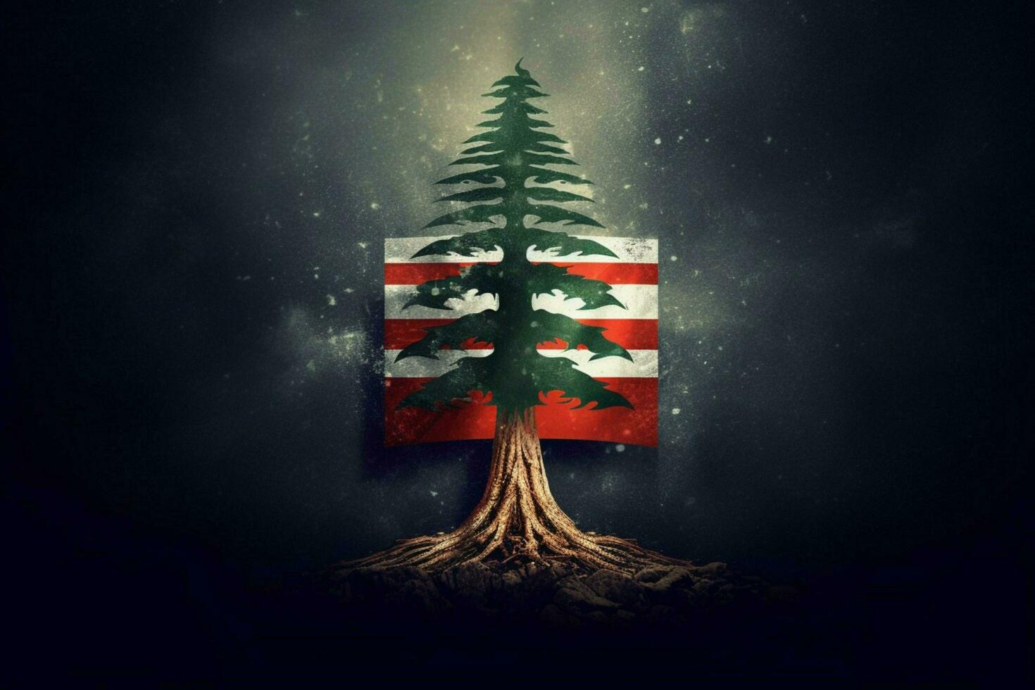 flag wallpaper of Lebanon photo