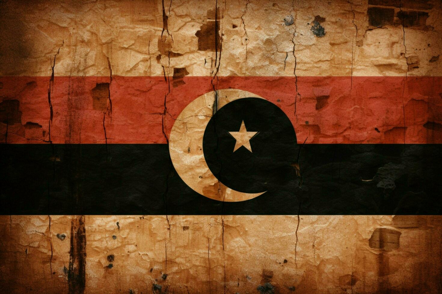 flag wallpaper of Libya photo